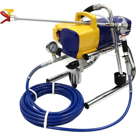1.8L/Min Airless Farbsprühgerät Spritzmaschine Paint Lackiergerät Spritzlackiermaschine Spritzpistole Airlessgerät Spritzgerät Spritzpistolenmaler Farbsprühsystem Farbspritzpistole Sprayer