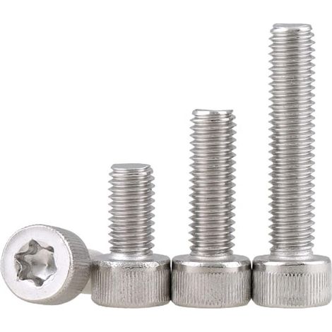 Vis Inox Boulons à Six Pans Vis Cylindriques Torx, M3×8mm,50 pcs (1/5)