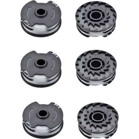 Bobine de fil pour Parkside PRTA 20-Li A1 / B2 / C3 Bobines de fil de rechange pour débroussailleuses sans fil LIDL Parkside PRTA 20-Li A1 / B2 / C3, PRT 300 A1, PRT 550 A1 / A3 (6 pièces) (1/4)