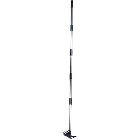 Houe à Désherber Manuelle, Râteau, Outil de Travail Du Sol Agricole En Acier Au Carbone, Jardinage Adapté, Pelouses et - (1/5)