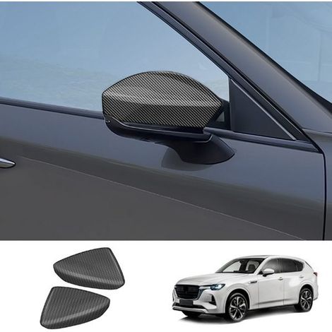 1 pair Color: Carbon fiber look Material: ABS Decorative exterior mirror caps in carbon fiber look, compatible with…--DTEKGAZ