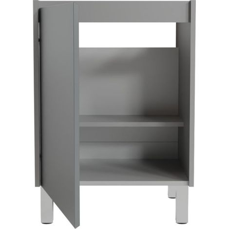 Meuble cuisine extérieure en inox - largeur 60 cm
