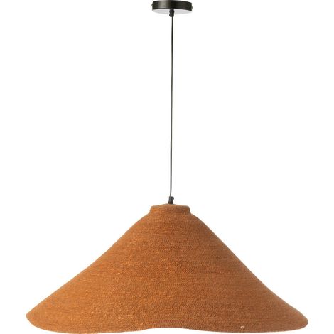 Suspension en jonc de mer finition rouille style naturel - Rouille jonc de mer naturel (1/5)