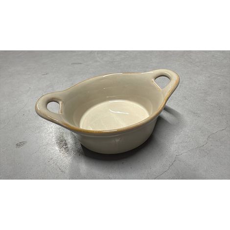 Piatto rotondo in ceramica terre inconnue, diametro 12 cm, beige - Atmosphera créateur d'intérieur (1/2)