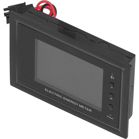 Digitales Voltmeter, Amperemeter und Wattmeter für elektrische Energiemessung mit Bluetooth, AC 50–300 V, 0–100 A, 30 kW (1/5)