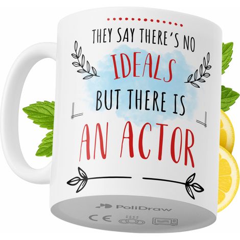 Lustige Kaffeetasse mit witzigem Textdesign für Schauspieler – ideal für Geburtstage, Namenstage und Feiertage. Hochwertige Tasse für besondere Anlässe, ob zu Hause, im Büro oder bei der Arbeit. Farbe