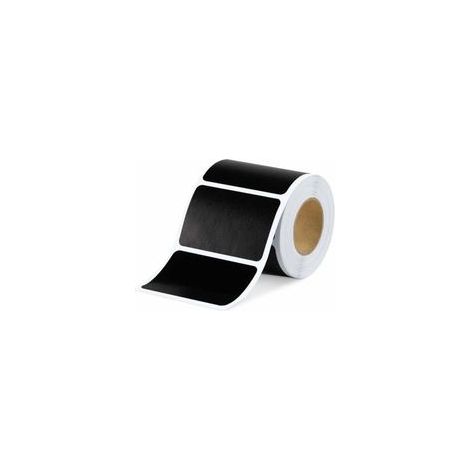 SNQ – Lot de 300 étiquettes autocollantes vierges 3.5cm x 5.5cm – Noir mat pour pots et bocaux – Format ardoise pour épices et confitures