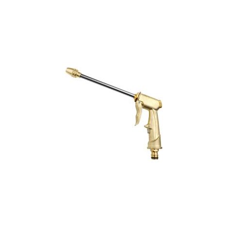 Pistolet d'Arrosage Métal Haute Pression - Robuste avec Buse en Laiton pour Nettoyage Voiture et Irrigation Jardin