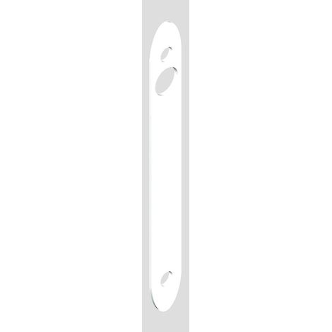 Platine pour poignée 5149 ou 5150 laqué blanc RAL9010 - LA CROISEE DS - DS6764-036