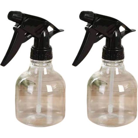 QAZQA 2PCs Pulvérisateur de Jardin,250ml Vaporisateur Vide, Flacon Pompe à Gâchette en Plastique PET, Clean Flacon Pulvérisateur Rechargeablepour Nettoyage, Jardinage, Cosmétique De (1/5)
