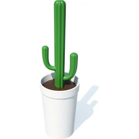 Ensemble de brosses de toilette créatives en forme de cactus, sans perçage-AquaForge (1/5)