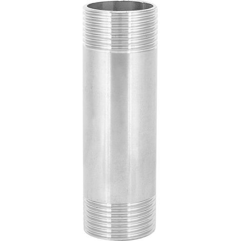 1-Zoll-NPT-Außengewinde-Fitting auf 1-Zoll-NPT, Hülse aus Edelstahl 304, Rohrverbinder mit Außengewinde, robust und langlebig, für Sanitär- und Industrieanwendungen, Standardgröße, Befestigungsteil. (1/5)