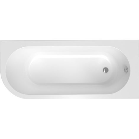 Siko Bañera asimétrica Laguna Rajka, 170x72,5 cm, acrílico, derecha, Blanco (SIKOVRAJ170P) (1/5)