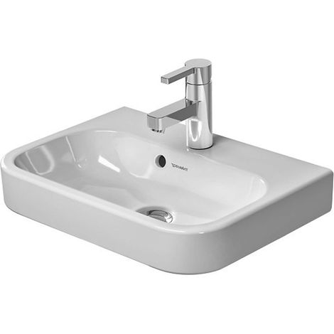 Duravit Happy D.2 - Lave-mains 50x36 cm, avec un trou pour mitigeur, blanc alpin 0710500000