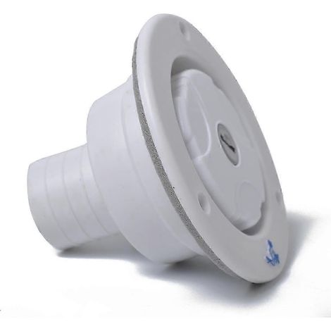 Trappe de remplissage d'eau par gravité avec verrouillage, pour camping-car ou caravane, noire, montres (1/4)