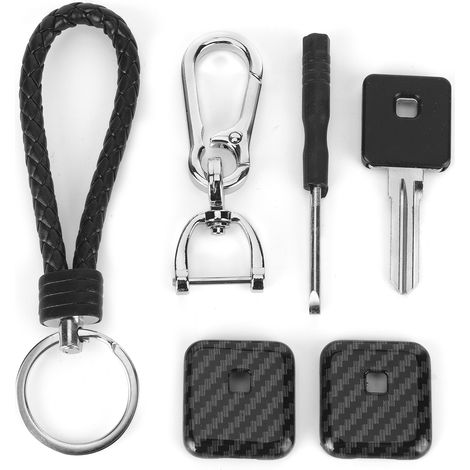Clé de contact moto vierge avec coque style fibre de carbone, compatible avec XL883, 883C, 883N et 883L. (1/5)