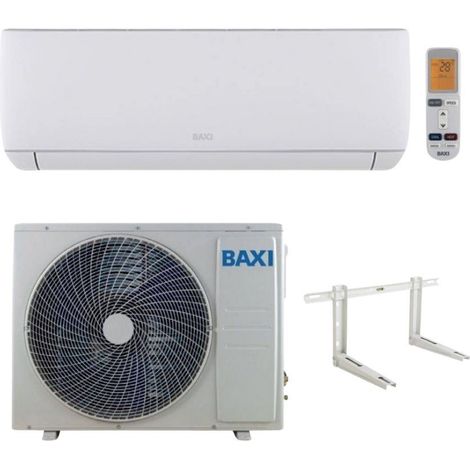 Baxi Climatiseur Monosplit Astra JSGNW25 9000 btu R32 Inverter Wi-Fi en option Classe A++ avec support