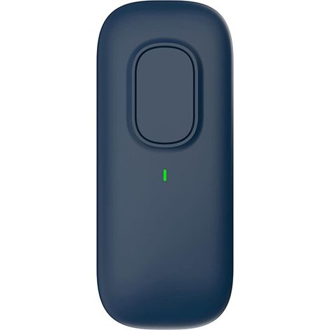 Mini purificateur d'air à ions négatifs, générateur d'ions négatifs domestique enfichable, élimination des odeurs, bleu (1/5)