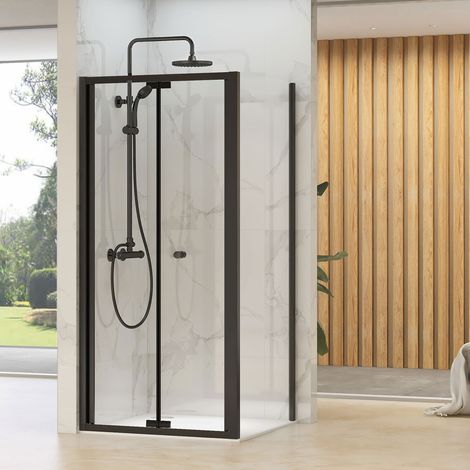 900mm Black Bifold Door - Kaso Black By Voda Design (1/2)