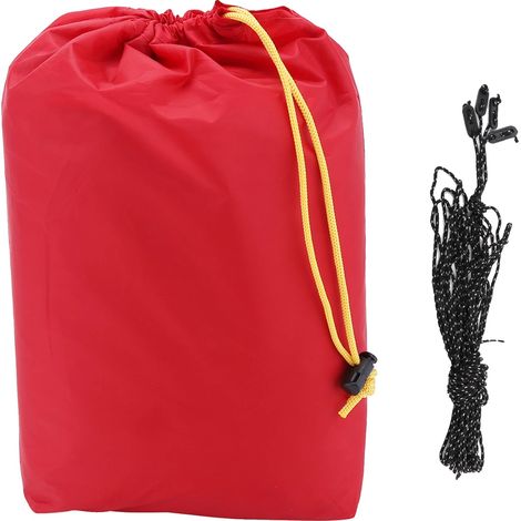 Voile d'ombrage, Matériau durable, Protection UV efficace, Rouge (1/2)