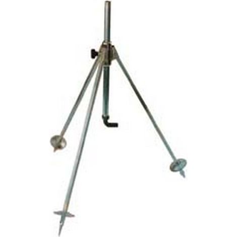 1PZ SUPPORTO TREPPIEDE REGOLABILE PORTAIRRIGATORE - M 1", regol. cm.75/120 h. - att. tubi mm.18/25