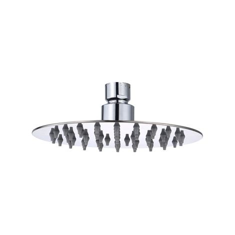 SOFFIONE DOCCIA INOX TONDO D 200 MM GROENLANDIA