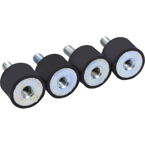 pour pied antivibratoire cylindrique pour silent bloc echappement 35mm Modification de la voiture 4x supports en caoutchouc amortisseur Anti Vibration Silentblock bobines M6 (1/5)