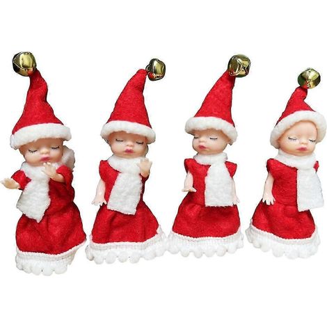 Poupées elfes de Noël - Décorations mignonnes pour fenêtres - Décoration pour sapin de Noël