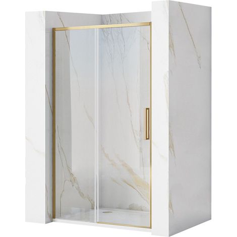PORTA DOCCIA REA RAPID SLIDE 140 ORO PENNELLO (1/5)