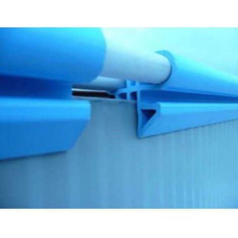 Liner per piscina forma di otto 540x350x120 cm  Mosaico blu  1,00 mm