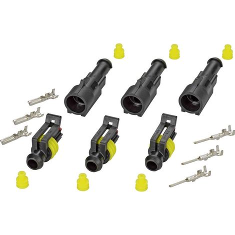 Set Superseal série AMP-Superseal 1.5mm TE Connectivity 30S002 Nbr total de pôles 1 Pas: 6 mm 1 set (1/3)