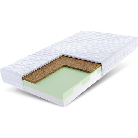 Matratze 7 Zonen ORION 90x200 Komfort Hochelastisch Kaltschaum Kokos H2 H4 13cm (1/5)