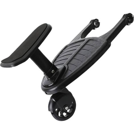 Planche à roulettes pour poussette avec siège-selle, accessoire pour poussette enfant compatible avec la plupart des poussettes, supporte les enfants jusqu'à 25 kg (55 lbs) (1/5)