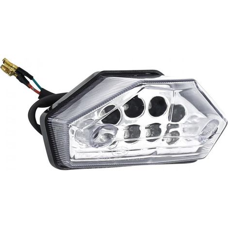 Feu arrière P2R pour Moto Rieju 50 MRT 2009 à 2021 12V a LED (1/5)