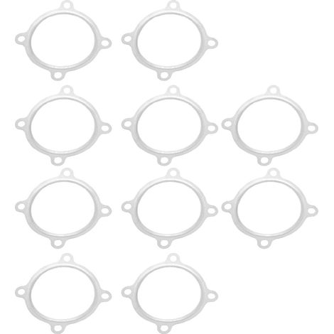 10 joints de tuyau de descente turbo, 3 pouces, 4 boulons, acier inoxydable anticorrosion pour GT30 GT35 T3 T2 T4 T6, lot de 10 (1/5)