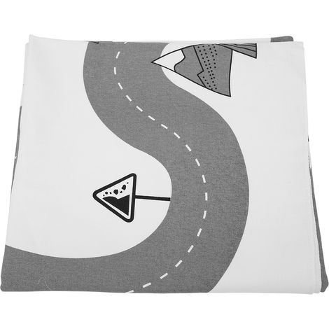 Tapis de jeu pliable pour bébé, motif route, pour la chambre d'enfant, décoration pour la chambre, thème forêt profonde (1/5)