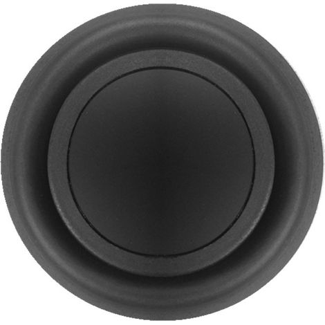 90mm reinforced bass diaphragm passive radiator for small speakers, improving bass performance and highlighting the diaphragm.
