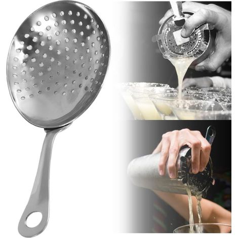 Elegantes Bar-Cocktailsieb aus Edelstahl 304, Julep-Sieb (1/5)