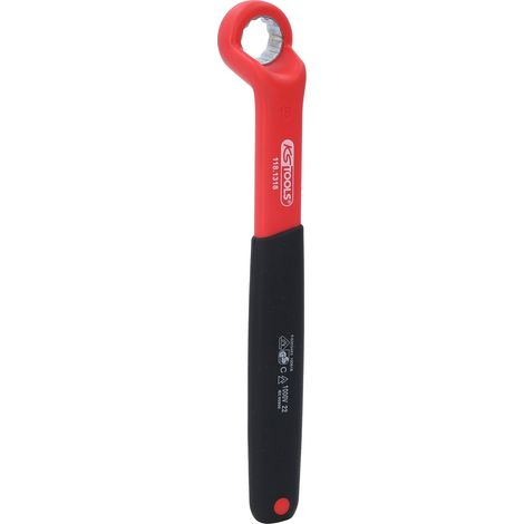 KS Tools Isolierter Ringschlüssel, gekröpft, 18 mm (1/4)