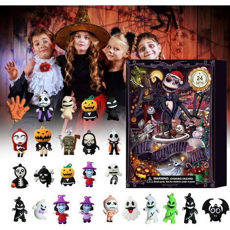 Halloween-Adventskalender, 24 Tage voller gruseliger Figuren und Spielzeug für Kinder (1/5)