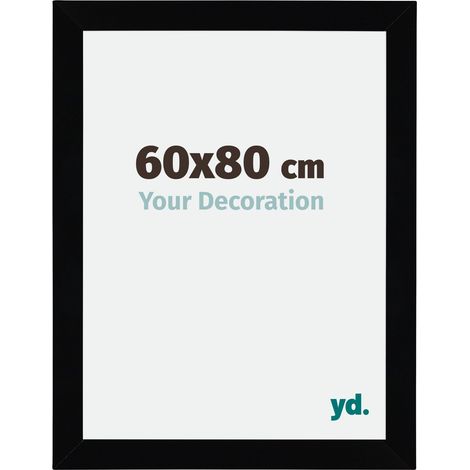Cadre Puzzle 60x80 cm - cm - Noir Brillant - MDF - Mura. (1/5)