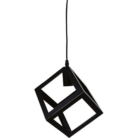 Hänge-Deckenleuchte der Serie "Gembu" E27 (maximal 40W 230V) IP20 Ø30cm schwarze Farbe