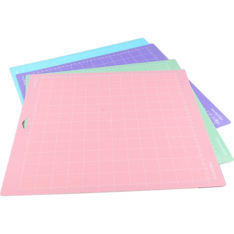 Lot de 4 tapis de découpe auto-cicatrisants, tapis de découpe et de couture durables de 30 cm, protections de bureau, planches à découper, adaptés aux projets de loisirs créatifs. (1/5)