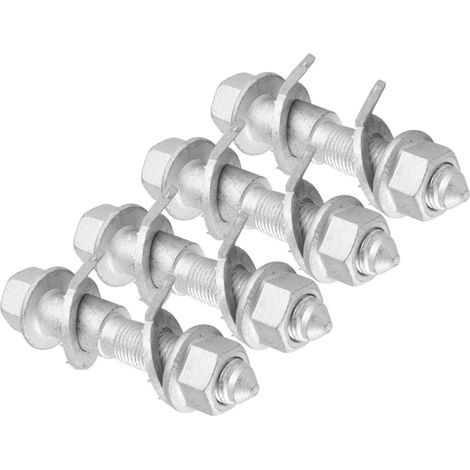 Kit de 4 boulons de carrossage réglables, compatible avec la plupart des modèles de voitures, diamètre 17 mm (1/3)