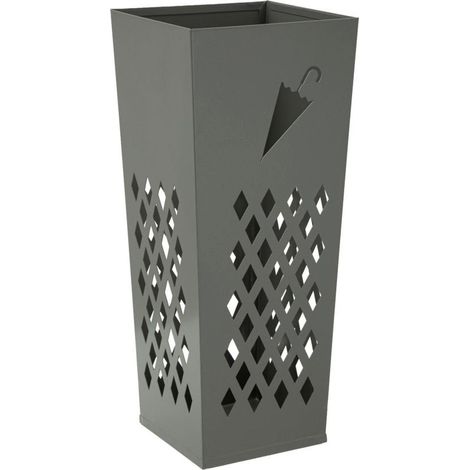 Porte-parapluies en métal gris, 19x19x48 cm – Umbrella (1/5)