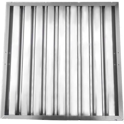 Filtre choc 500x400x25mm pour hotte pro (Type B) (1/2)