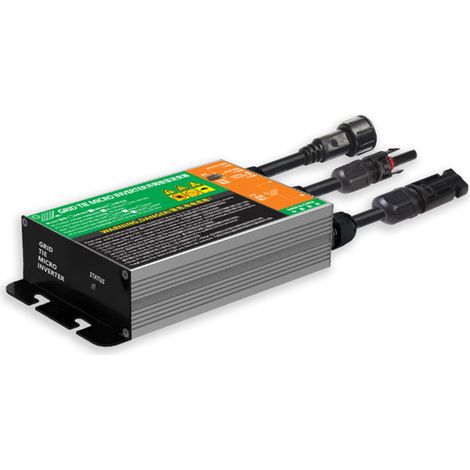 Onduleur solaire à onde sinusoïdale connecté au réseau, micro-onduleur intelligent à suivi du point de puissance maximale, sortie sinusoïdale, avec panneau solaire, installation facile (Plug and Play) (1/5)