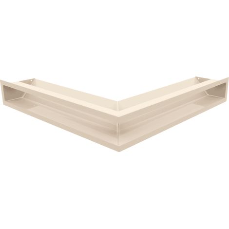 Eck-Lüftungsgitter LUFT 56x56x9 Creme (1/5)