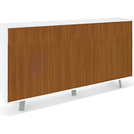 Mobile 3 Ante 3 Cassetti 164L x 41P x h92 – Finitura Bianco Opaco E Rovere Dogato – Sarmog (1/5)