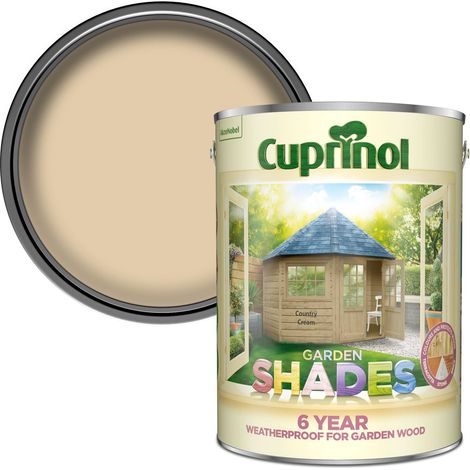 Cuprinol Garden Shades Country Cream 5 litre CUPGSHCC5L (1/5)